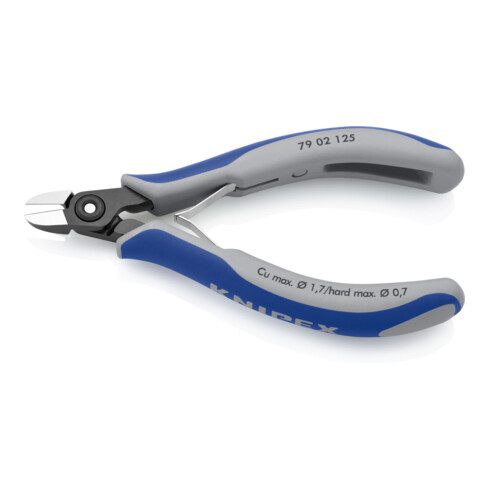 KNIPEX 79 02 125 Precisie elektro zijsnijtang gebruineerd 125 mm