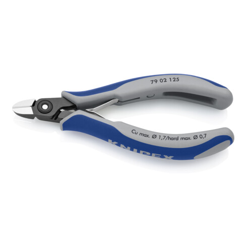 KNIPEX 79 02 125 Precisie elektro zijsnijtang gebruineerd 125 mm