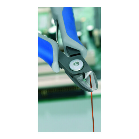 KNIPEX 79 12 125 Precisie elektro zijsnijtang gebruineerd 125 mm