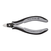 KNIPEX 79 22 125 ESD Präzisions-Elektronik-Seitenschneider ESD mit Mehrkomponenten-Hüllen brüniert 125 mm