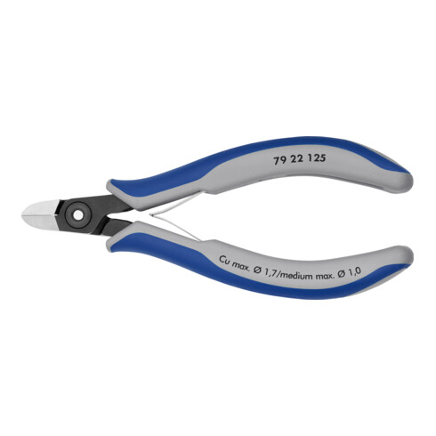 KNIPEX 79 22 125 Precisie elektro zijsnijtang gebruineerd 125 mm