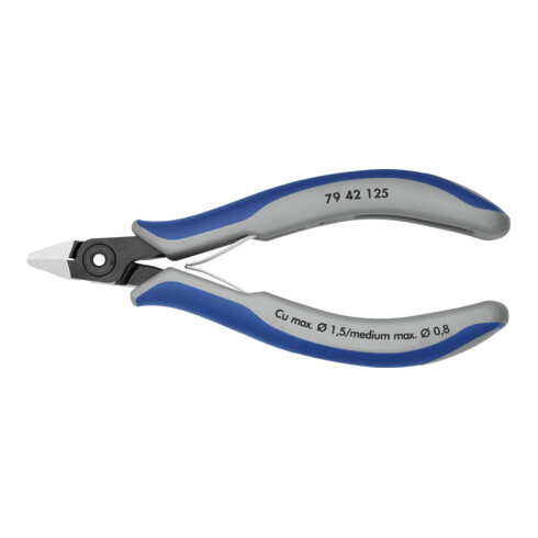 KNIPEX 79 42 125 Precisie elektro zijsnijtang gebruineerd 125 mm