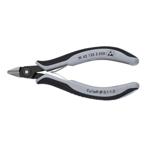 KNIPEX 79 42 125 Z ESD Precisie-elektrosnijder ESD 125 mm