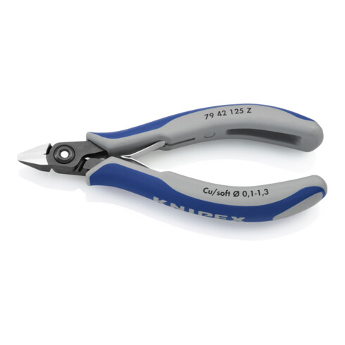 KNIPEX 79 42 125 Z precisie-elektro zijsnijtang gebruineerd 125 mm