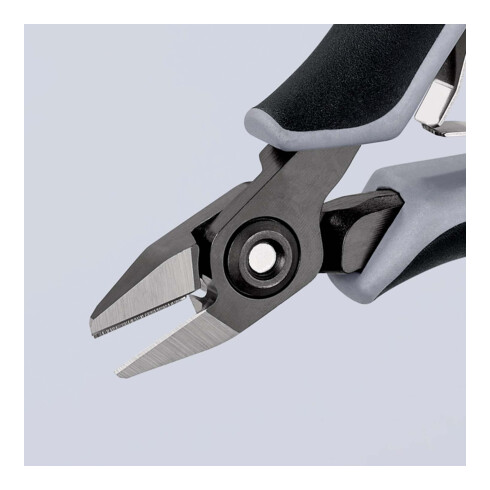 KNIPEX 79 52 125 ESD Präzisions-Elektronik-Seitenschneider ESD mit Mehrkomponenten-Hüllen brüniert 125 mm