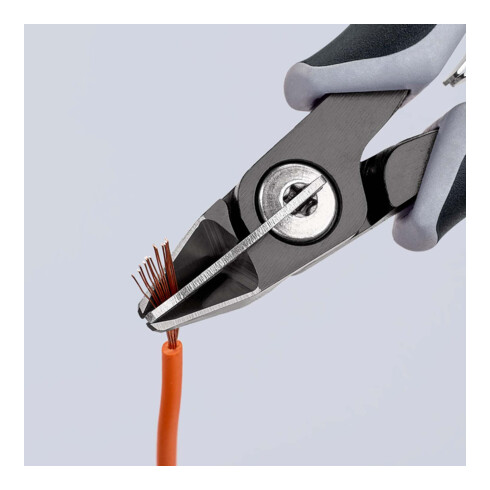 KNIPEX 79 52 125 ESD Präzisions-Elektronik-Seitenschneider ESD mit Mehrkomponenten-Hüllen brüniert 125 mm