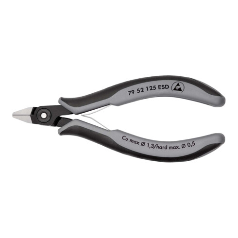 KNIPEX 79 52 125 ESD Precisie elektro Zijsnijders ESD gebruineerd 125 mm