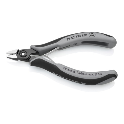 KNIPEX 79 52 125 ESD Precisie elektro Zijsnijders ESD gebruineerd 125 mm