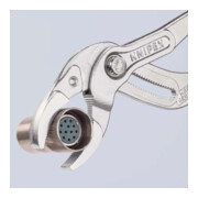 KNIPEX 81 03 250 Siphon- und Connectorenzange "SpeedGrip" mit rutschhemmendem Kunststoff überzogen verchromt 250 mm-5