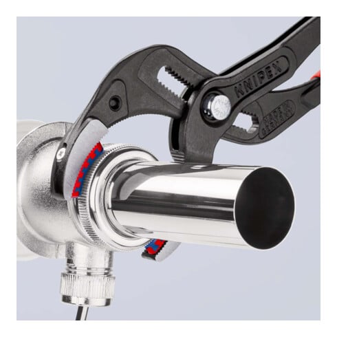 KNIPEX 81 11 250 Sifon- en verbindingstang ''SpeedGrip'' voor sifons, kunststofbuizen en verbindingsstukken zwart geatramenteerd 250 mm