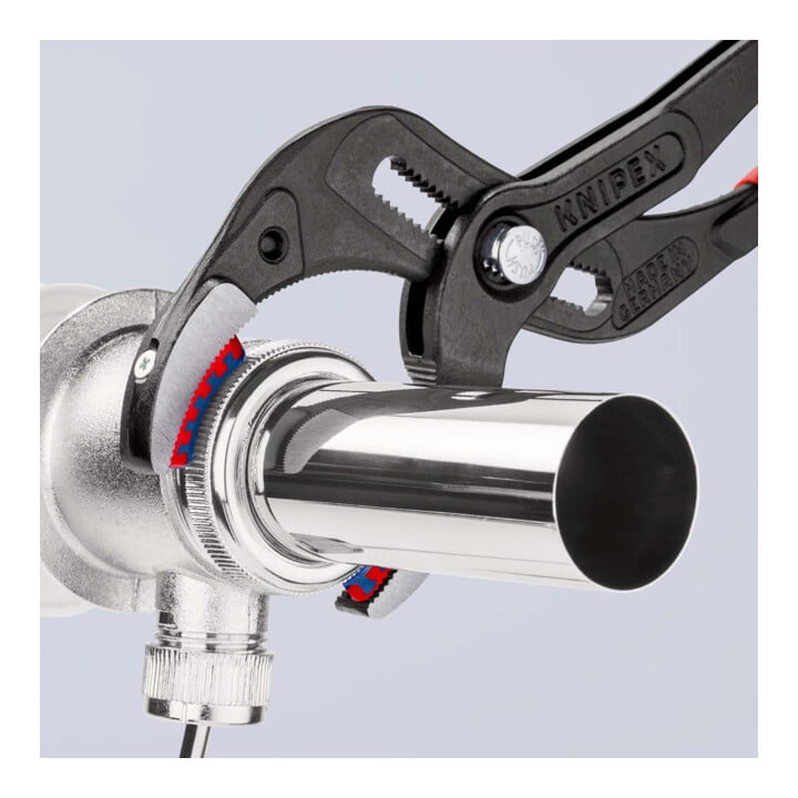 KNIPEX 81 11 250 Siphon- und Connectorenzange "SpeedGrip" mit rutschhemmendem Kunststoff überzogen schwarz atramentiert 250 mm
