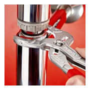 KNIPEX 81 13 250 sifon- en verbindingstang ''SpeedGrip'' voor sifons, kunststofbuizen en verbindingen verchroomd 250 mm-4