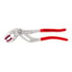 KNIPEX 81 13 250 Siphon- und Connectorenzange "SpeedGrip" mit rutschhemmendem Kunststoff überzogen verchromt 250 mm