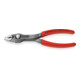 KNIPEX 82 01 150 TwinGrip Front- und Seitengreifzange mit rutschhemmendem Kunststoff überzogen grau atramentiert 150 mm-1