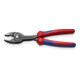 KNIPEX 82 02 200 TwinGrip Front- und Seitengreifzange mit Comfort-Griffen grau atramentiert 200 mm