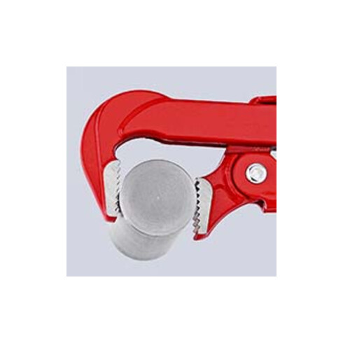 KNIPEX pijpsleutel 90° rood gepoedercoat