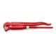 Knipex Rohrzange 90° rot pulverbeschichtet-1