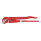KNIPEX pijpsleutel S-mond rood poedergecoat-1