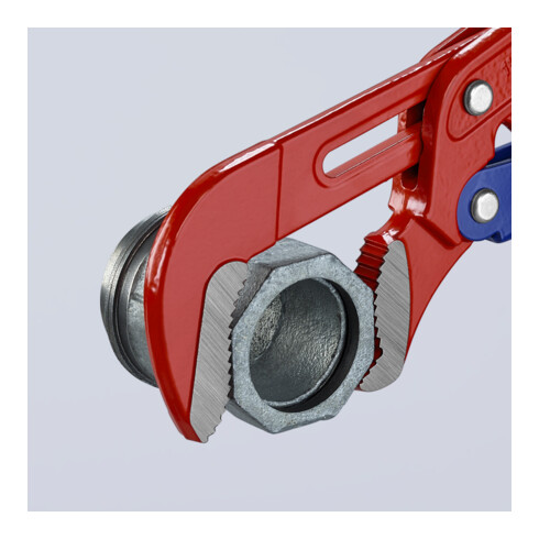KNIPEX 83 60 015 Pijpsleutel S-mond met snelverstelling rood gepoedercoat 420 mm