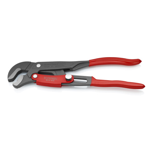 KNIPEX 83 61 010 Pijpsleutel S-mond met snelverstelling grijs gepoedercoat 330 mm