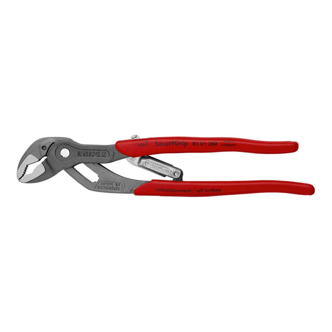 KNIPEX 85 01 250 SmartGrip® waterpomptang met automatische verstelling grijs geatramenteerd 250 mm