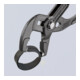 KNIPEX 85 51 180 A Federbandschellenzange mit rutschhemmendem Kunststoff überzogen grau atramentiert 180 mm