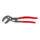 KNIPEX 85 51 180 C Schlauchschellenzange für Click-Schellen mit rutschhemmendem Kunststoff überzogen grau atramentiert 180 mm-1