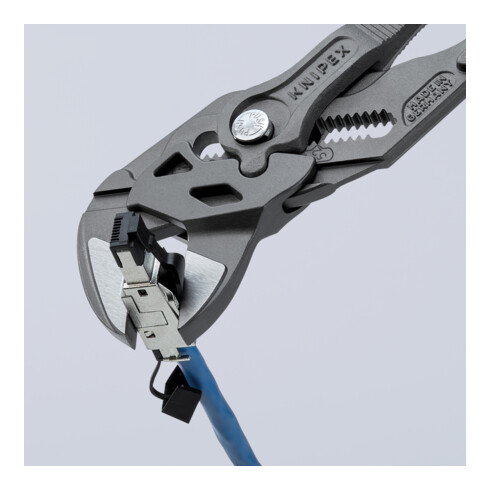 KNIPEX 86 02 250 Zangenschlüssel Zange und Schraubenschlüssel in einem Werkzeug 250 mm