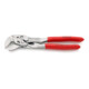 KNIPEX 86 03 125 Mini-Zangenschlüssel Zange und Schraubenschlüssel in einem Werkzeug mit Kunststoff überzogen verchromt 125 mm-2
