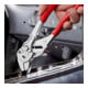 KNIPEX 86 03 150 Zangenschlüssel Zange und Schraubenschlüssel in einem Werkzeug mit Kunststoff überzogen verchromt 150 mm