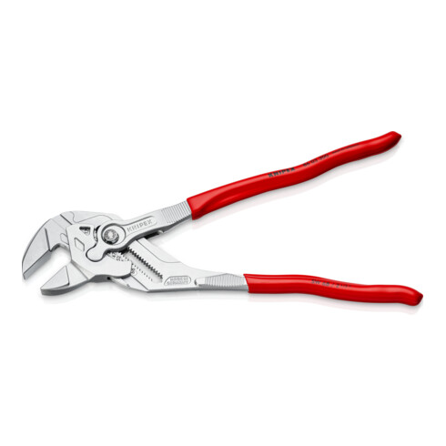KNIPEX 86 03 300 Zangenschlüssel Zange und Schraubenschlüssel in einem Werkzeug verchromt 300 mm
