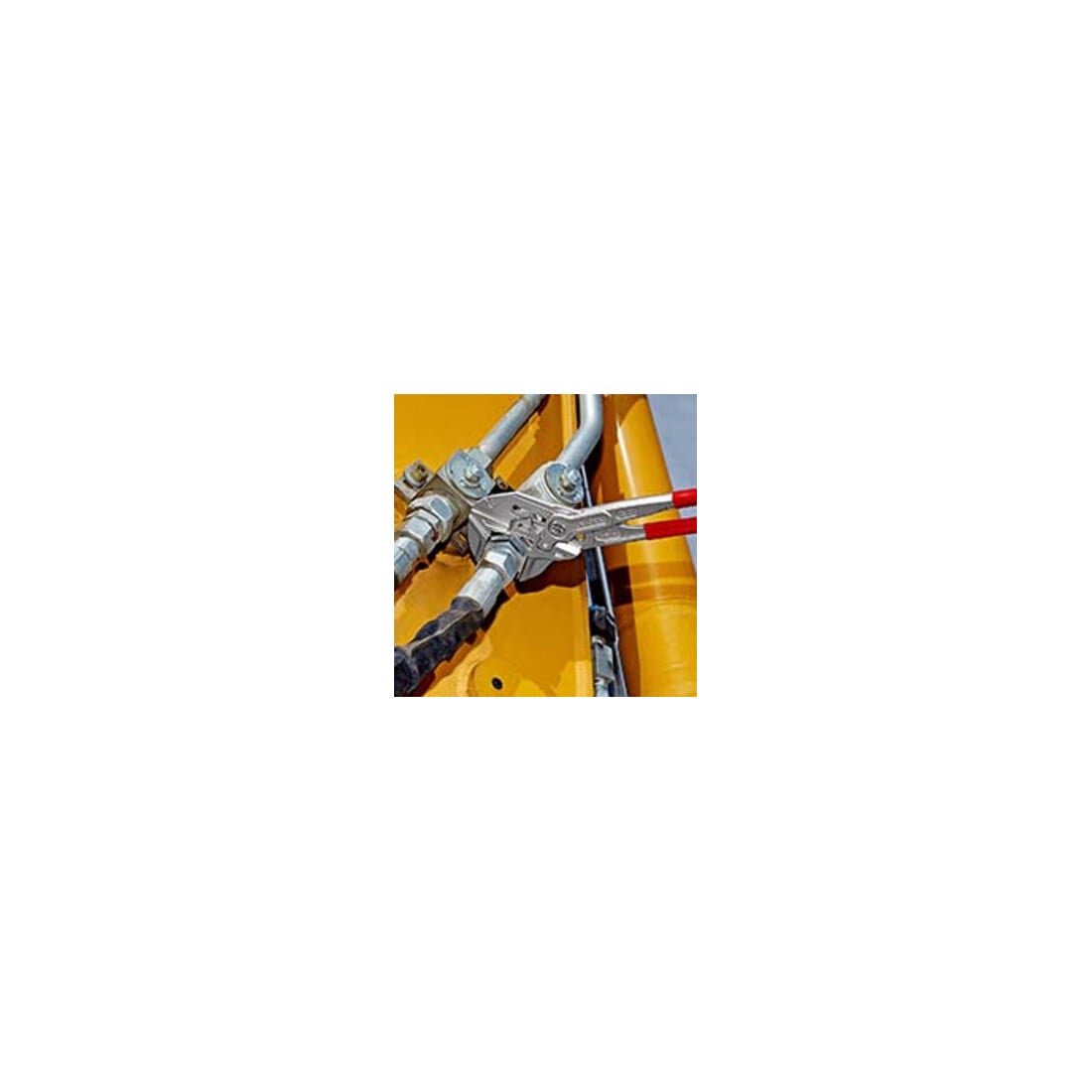 KNIPEX 86 03 400 Zangenschlüssel XL Zange und Schraubenschlüssel in einem Werkzeug mit Kunststoff überzogen verchromt 400 mm