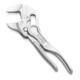 KNIPEX 86 04 100 Zangenschlüssel XS Zange und Schraubenschlüssel in einem Werkzeug aufgeprägte, raue Oberfläche verchromt 100 mm-2