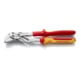 KNIPEX 86 06 250 Zangenschlüssel Zange und Schraubenschlüssel in einem Werkzeug isoliert mit Mehrkomponenten-Hüllen, VDE-geprüft verchromt 250 mm-1