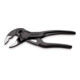 KNIPEX 87 00 100 BK Cobra® XS Rohr- und Wasserpumpenzange aufgeprägte, raue Oberfläche grau atramentiert 100 mm