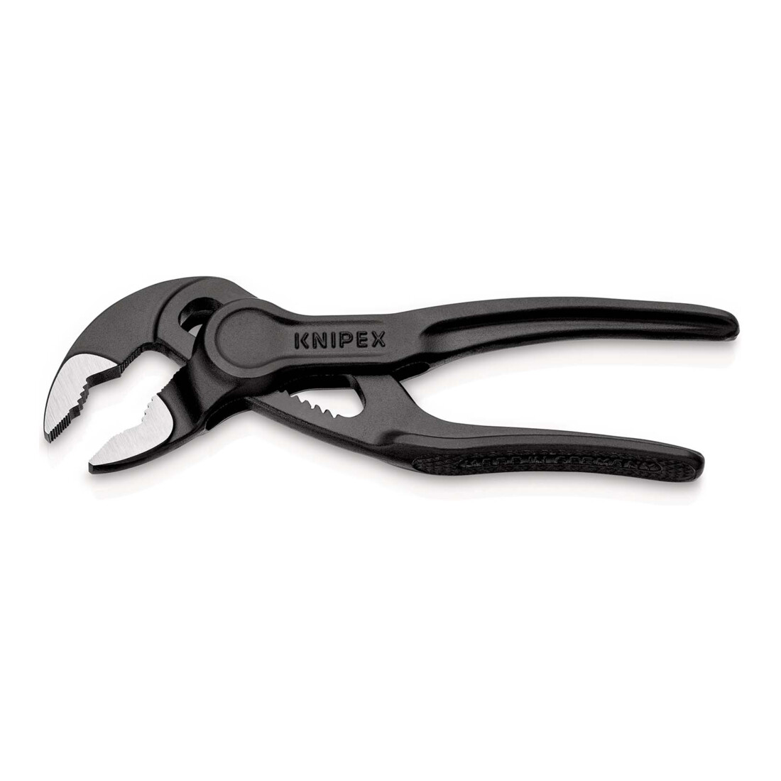 KNIPEX 87 00 100 Cobra® XS reliëf, ruw oppervlak grijs geatramenteerd 100 mm
