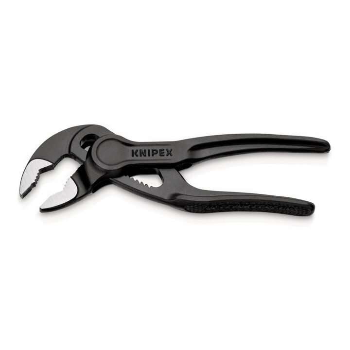 KNIPEX 87 00 100 Cobra® XS reliëf, ruw oppervlak grijs geatramenteerd 100 mm
