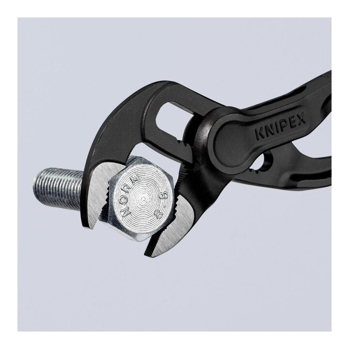 KNIPEX 87 00 100 Cobra® XS reliëf, ruw oppervlak grijs geatramenteerd 100 mm