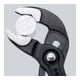 KNIPEX 87 01 250 Cobra® Hightech-Wasserpumpenzange mit rutschhemmendem Kunststoff überzogen grau atramentiert 250 mm