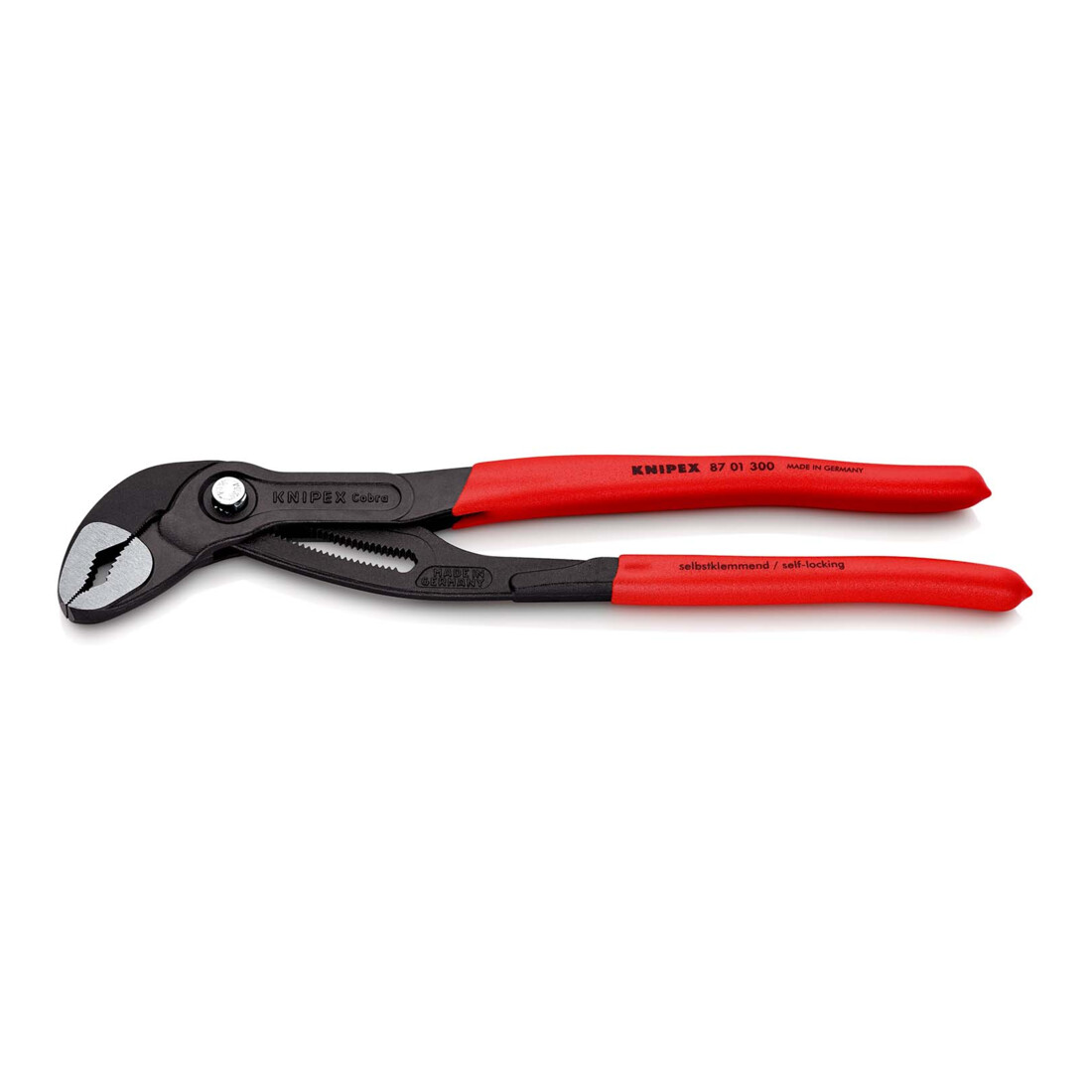 KNIPEX 87 01 300 Cobra® Hightech-Wasserpumpenzange, grau atramentiert, 300 mm