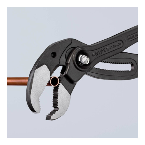 Rohr- u.Wasserpumpenzange Cobra® pol.Ku.-Überzug KNIPEX