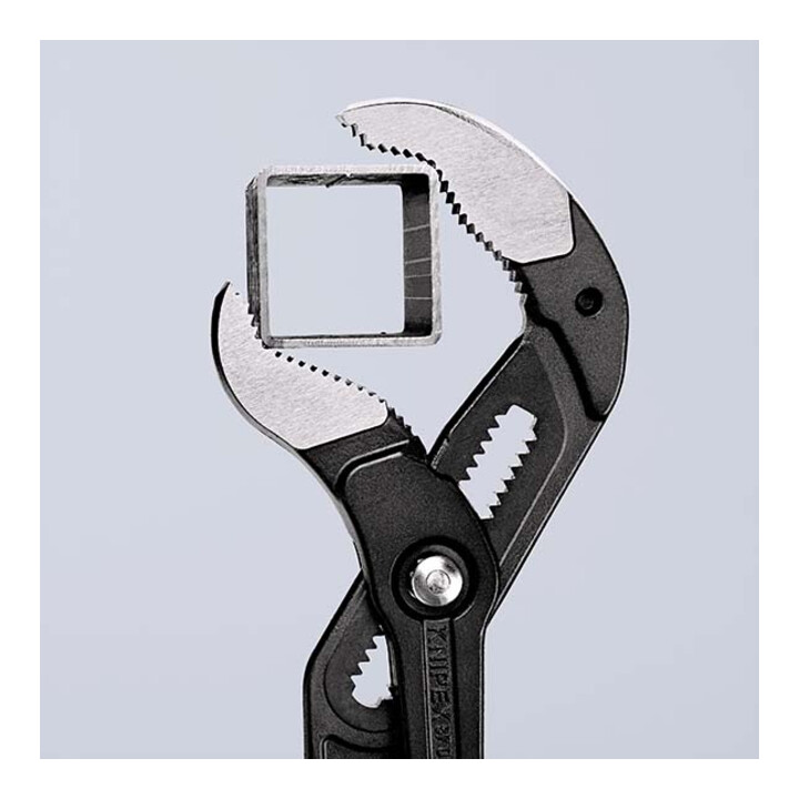 KNIPEX 87 01 560 Cobra® XXL Rohr- und Wasserpumpenzange mit rutschhemmendem Kunststoff überzogen grau atramentiert 560 mm