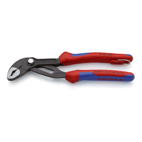 KNIPEX 87 02 180 T Cobra® hightech waterpomptang grijs geatramenteerd 180 mm