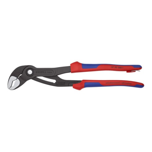 KNIPEX Pinza regolabile di nuova generazione per tubi e dadi Cobra® 87 02 300 T bonderizzata grigia, 300mm