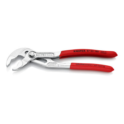 KNIPEX 87 03 180 Cobra® hightech waterpomptang verchroomd 180 mm