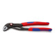 KNIPEX 87 22 250 Cobra® QuickSet Hightech-Wasserpumpenzange mit schlanken Mehrkomponenten-Hüllen grau atramentiert 250 mm-1