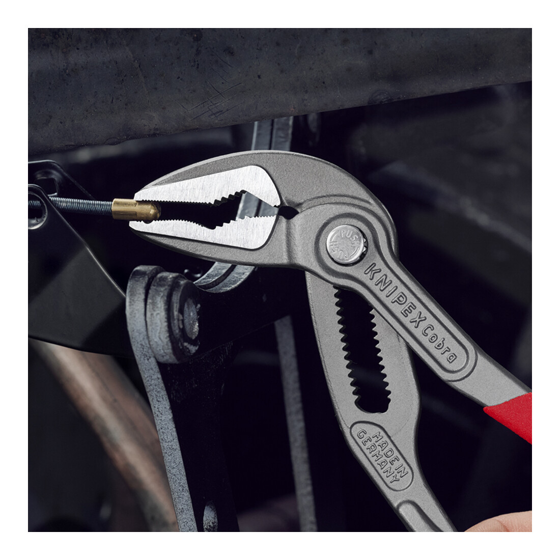 KNIPEX 87 51 180 SB Cobra® ES waterpomptang extra slank, grijs, 180 mm