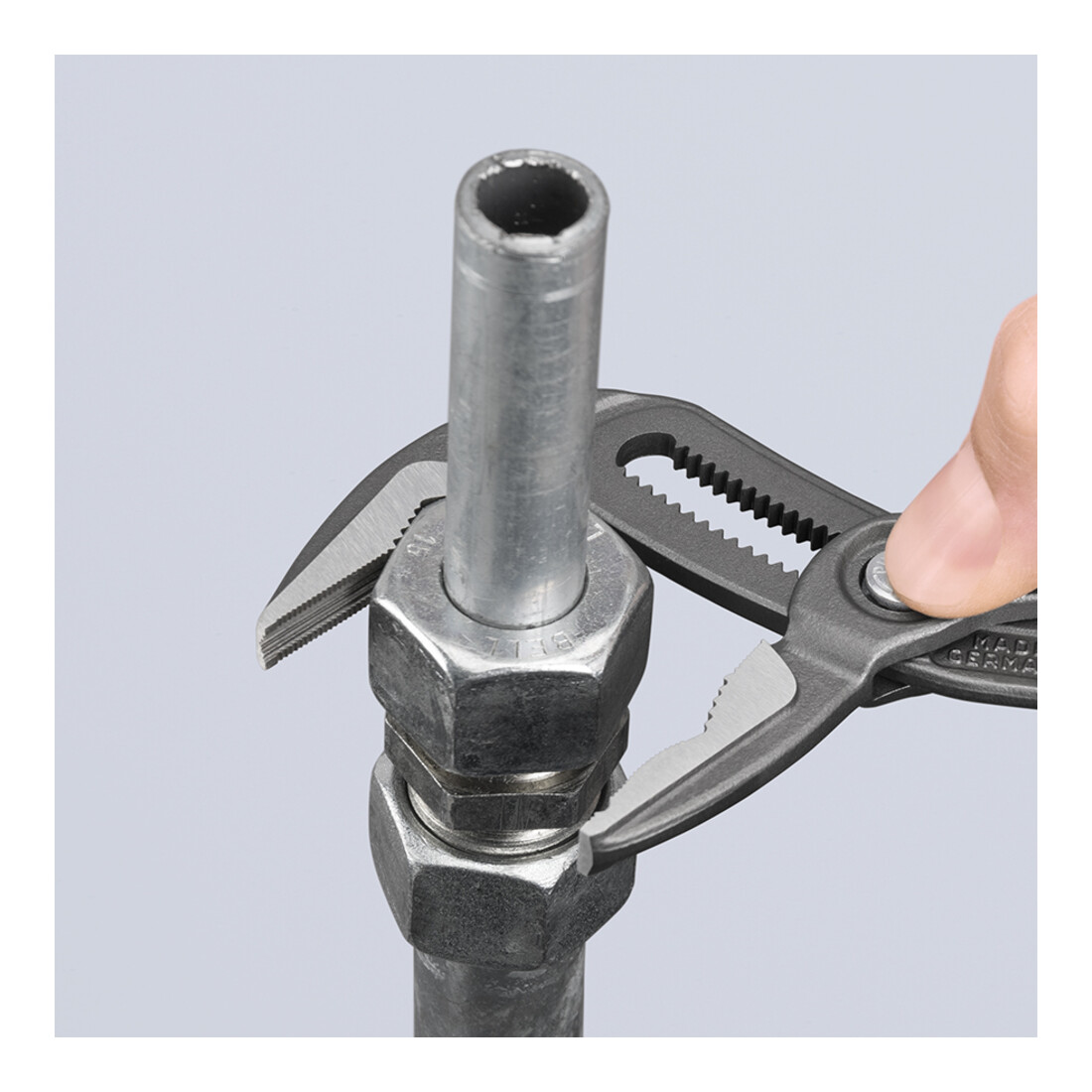 KNIPEX 87 51 180 SB Cobra® ES waterpomptang extra slank, grijs, 180 mm