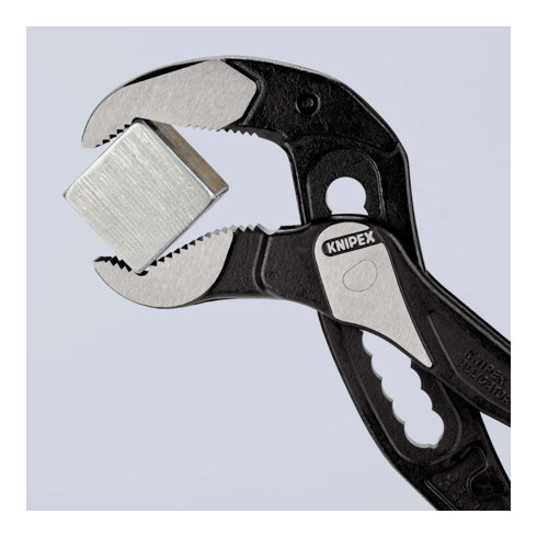 KNIPEX 88 01 400 Alligator® XL Rohr- und Wasserpumpenzange mit rutschhemmendem Kunststoff überzogen schwarz atramentiert 400 mm