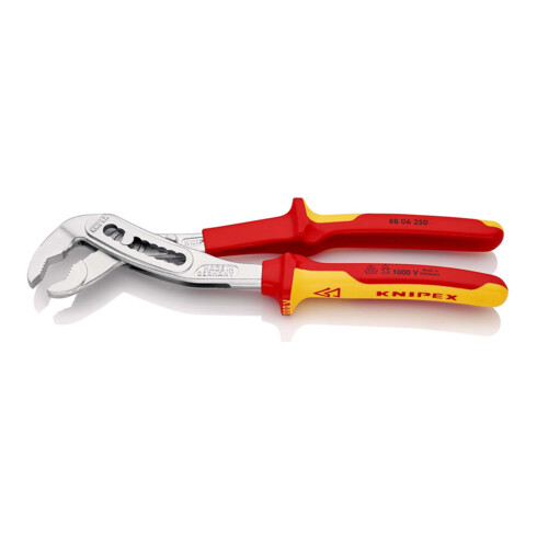 Wasserpumpenzange Alligator® verchr.VDE tauchisol.KNIPEX